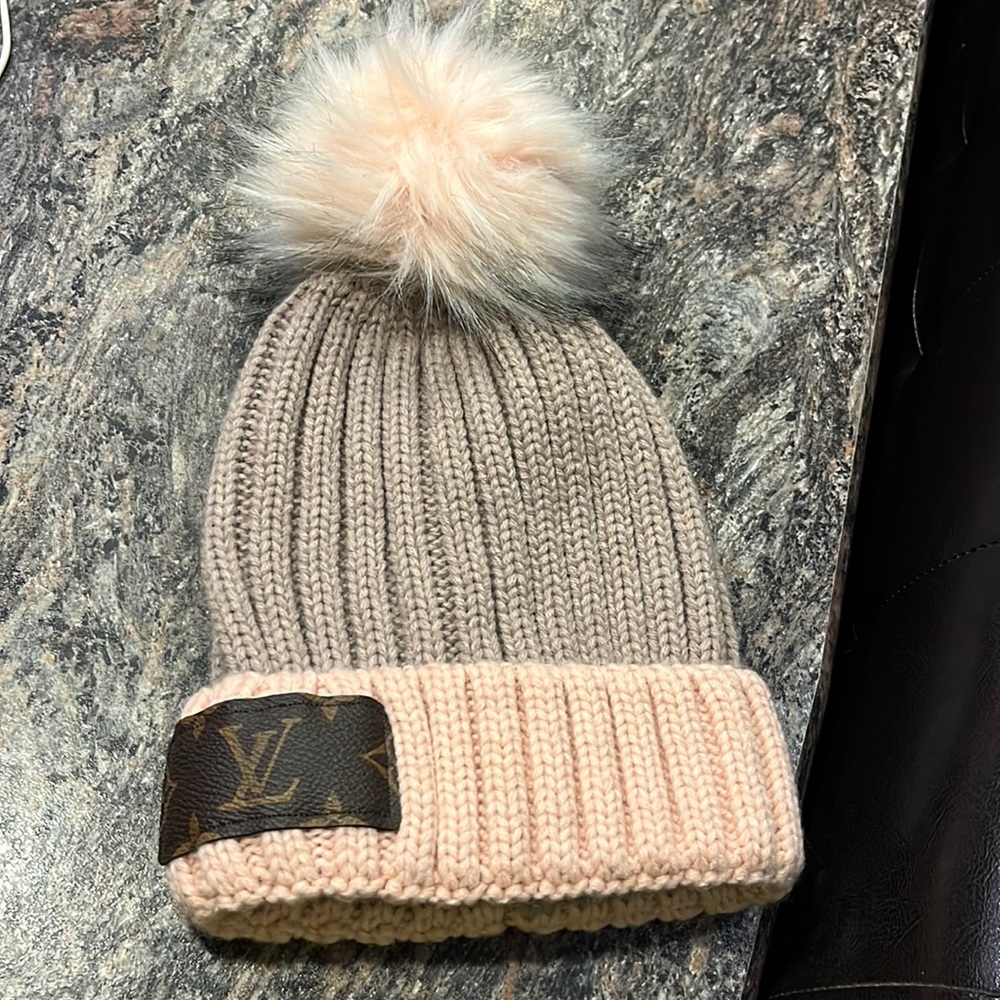 Repurposed LV patch Beanie